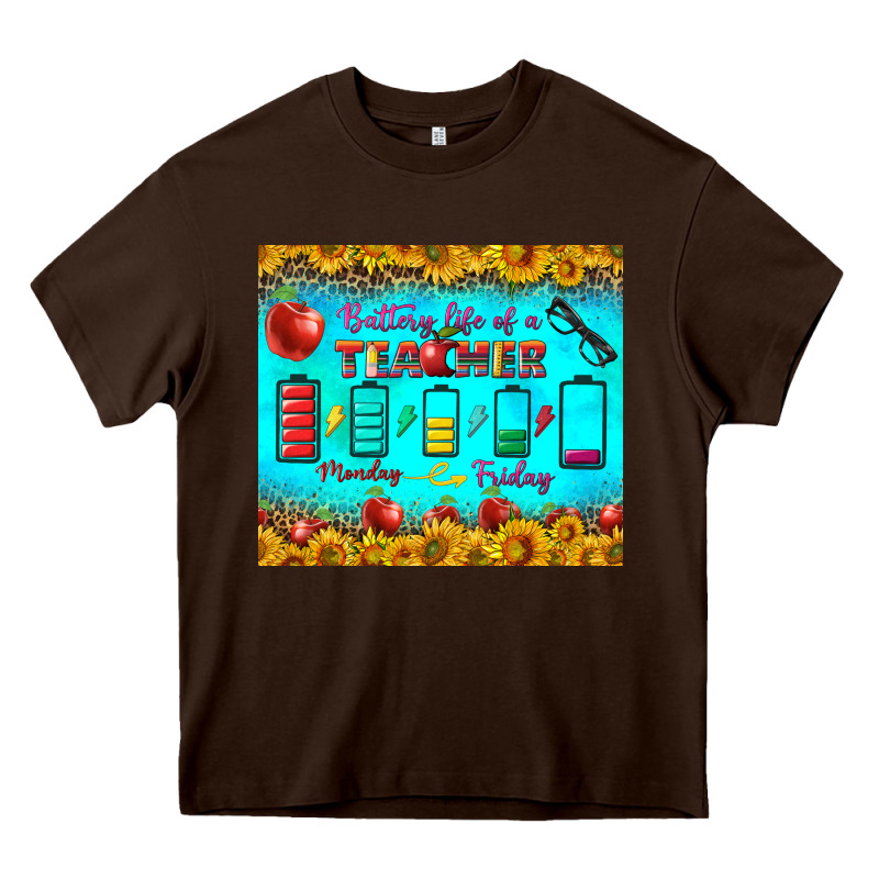 Battery Life Of A Teacher Tumbler Heavy Core Tee by BundleAndBundleShop | Teevron