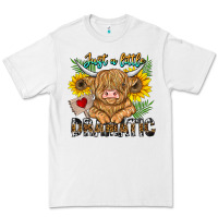 White just a little dramatic Premium Tee - CowhideDigitalArt