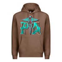 Chestnut physician medical symbol assistant nurse Premium Hoodie - BarkalooDesign