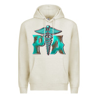 Oatmeal Heather physician medical symbol assistant nurse Premium Hoodie - BarkalooDesign