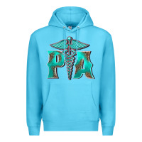 Ocean Blue physician medical symbol assistant nurse Premium Hoodie - BarkalooDesign