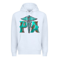 White physician medical symbol assistant nurse Premium Hoodie - BarkalooDesign