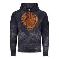 Cloud Black baseball glove Vintage Hoodie - BarkalooDesign