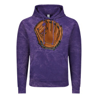 Cloud Purple baseball glove Vintage Hoodie - BarkalooDesign