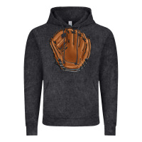 Vintage Black baseball glove Vintage Hoodie - BarkalooDesign