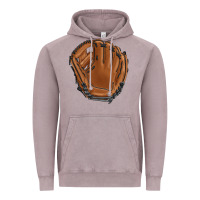 Vintage Zinc baseball glove Vintage Hoodie - BarkalooDesign