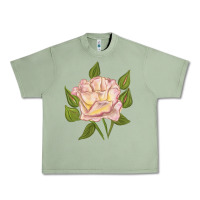 Oil Green Life Of The Party Rose Urban Heavy Tee - LillyAllenDesigns