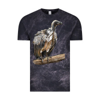 Cloud Black Vulture Bird Vintage Tee - LillyAllenDesigns
