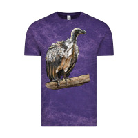 Cloud Purple Vulture Bird Vintage Tee - LillyAllenDesigns