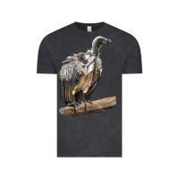 Vintage Black Vulture Bird Vintage Tee - LillyAllenDesigns