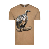 Vintage Coffee Vulture Bird Vintage Tee - LillyAllenDesigns
