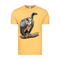 Vintage Mustard Vulture Bird Vintage Tee - LillyAllenDesigns