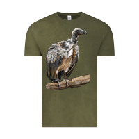 Vintage Olive Vulture Bird Vintage Tee - LillyAllenDesigns