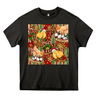 Asphalt christmas chicken Heavy Core Tee - FaDigitalArtStudio