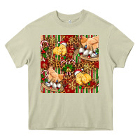 Mossy christmas chicken Heavy Core Tee - FaDigitalArtStudio