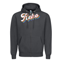 Smoke retro colorful Zipper Hoodie - chombo