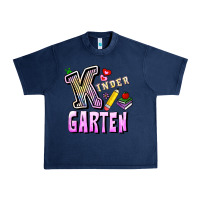 Navy kindergarten Urban Heavy Tee - RanaPortraitStore