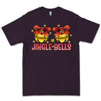 Plum Jingle Bells Premium Tee - CowhideDigitalArt