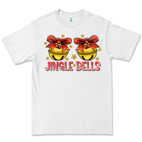 White Jingle Bells Premium Tee - CowhideDigitalArt
