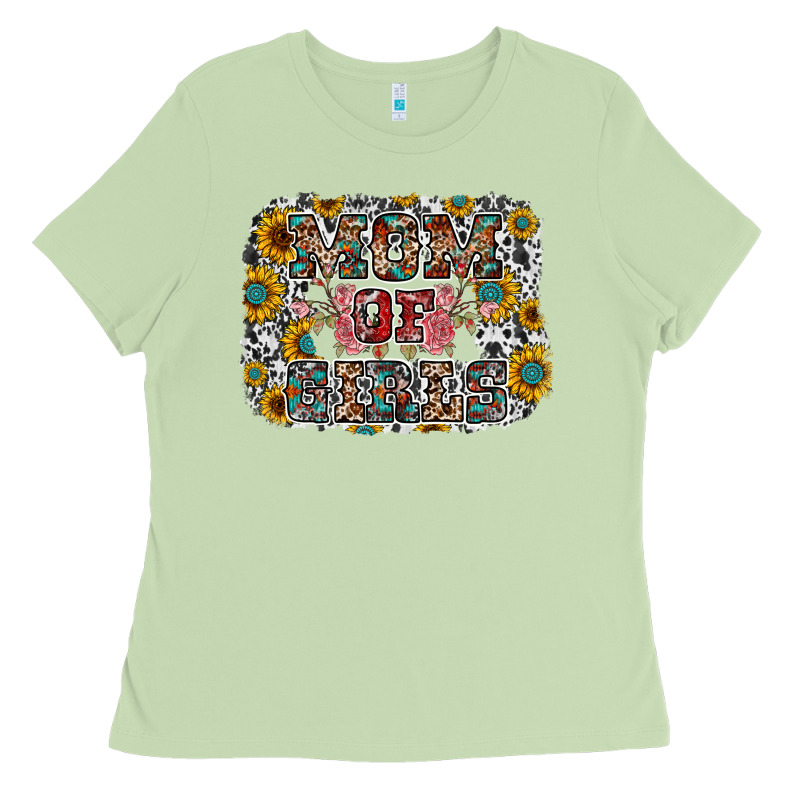 Mom Of Girls Ladies Tee by RacoonDesign | Teevron