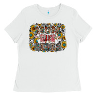 White mom of girls Ladies Tee - RacoonDesign