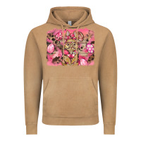 Vintage Camel pink camouflage bunny background Vintage Hoodie - BarkalooDesign