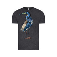 Vintage Black Louisiana Heron Vintage Tee - LillyAllenDesigns