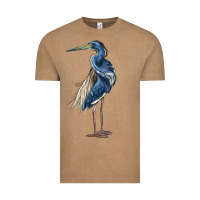 Vintage Coffee Louisiana Heron Vintage Tee - LillyAllenDesigns