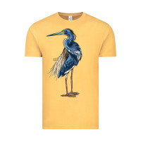 Vintage Mustard Louisiana Heron Vintage Tee - LillyAllenDesigns