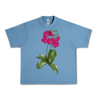 Pebble Blue Moth Orchid Urban Heavy Tee - LillyAllenDesigns