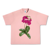 Salmon Moth Orchid Urban Heavy Tee - LillyAllenDesigns