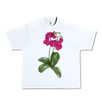 White Moth Orchid Urban Heavy Tee - LillyAllenDesigns