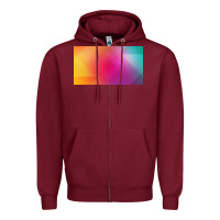 Burgundy multicolor abstract lines Zipper Hoodie - chombo