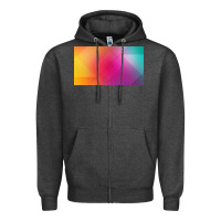 Charcoal Heather multicolor abstract lines Zipper Hoodie - chombo