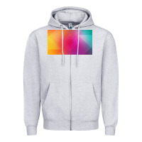 Heather Grey multicolor abstract lines Zipper Hoodie - chombo