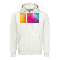 Oatmeal Heather multicolor abstract lines Zipper Hoodie - chombo