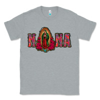 Heather Grey Nana Lady Of Guadalupe Classic Tee - Jasminsmagicworld