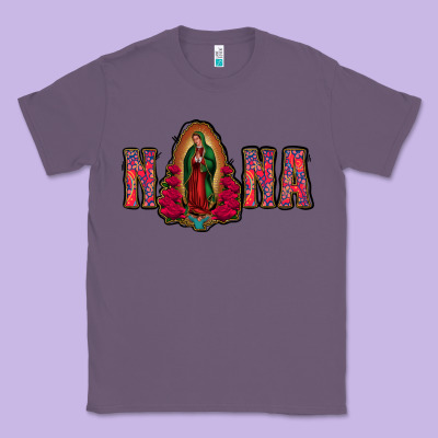 Nana Lady Of Guadalupe Classic Tee Designed By Jasminsmagicworld