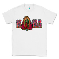White Nana Lady Of Guadalupe Classic Tee - Jasminsmagicworld