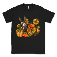 Black donkey sunflower and pumpkin farm Classic Tee - BarkalooDesign