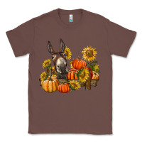 Chestnut donkey sunflower and pumpkin farm Classic Tee - BarkalooDesign