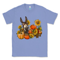Colony Blue donkey sunflower and pumpkin farm Classic Tee - BarkalooDesign