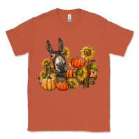 Copper donkey sunflower and pumpkin farm Classic Tee - BarkalooDesign