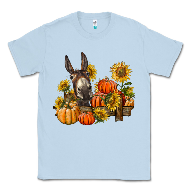Donkey Sunflower And Pumpkin Farm Classic Tee by BarkalooDesign | Teevron