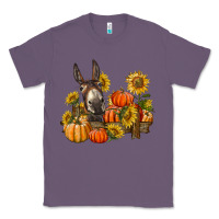 Lavender donkey sunflower and pumpkin farm Classic Tee - BarkalooDesign