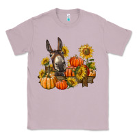 Lilac donkey sunflower and pumpkin farm Classic Tee - BarkalooDesign