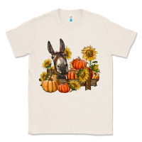 Natural donkey sunflower and pumpkin farm Classic Tee - BarkalooDesign