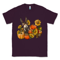 Plum donkey sunflower and pumpkin farm Classic Tee - BarkalooDesign