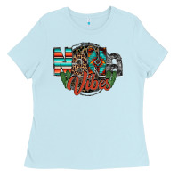 Baby Blue nana vibes Ladies Tee - RacoonDesign