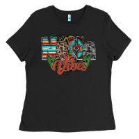 Black nana vibes Ladies Tee - RacoonDesign